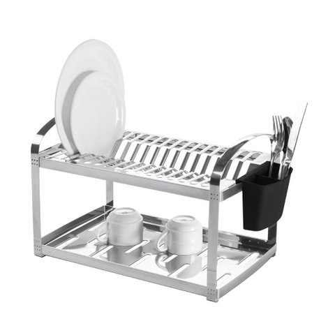 Escorredor de Pratos Brinox Inox para 16 Unidades