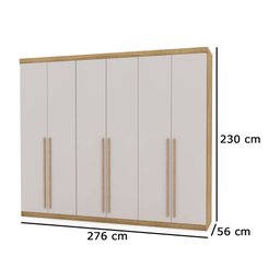 Guarda Roupa Majestic Nature/fendi - Vila Rica - 3