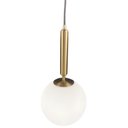 Ver imagem 2 de Pendente Cobre Globo Branco 18cm 1E27 DS8228 Delis