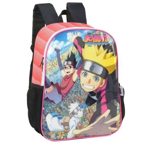 Mochila de Costas Escolar Boruto Is38111br Rosa - Luxcel