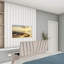 Ver imagem 2 de Calçadeira Baú Recamier Estofada Cama de Casal 140cm Bélgica Suede Bege- Mabe Magazine
