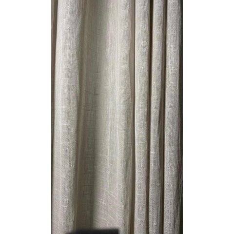 Cortina no Tecido Linho Flamê Cinza - 2,45l X 2,60a