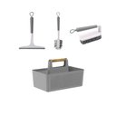 Ver imagem 1 de Kit Limpeza para Lavanderia Multiuso Chumbo 4 Peças