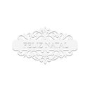 Ver imagem 1 de Placa Feliz Natal com Arabesco 30cmx17cm - Cria Arte Laser Branco