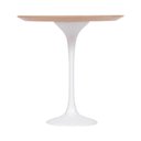Ver imagem 3 de Mesa Saarinen Lateral Freijó 42cm - Base Branca