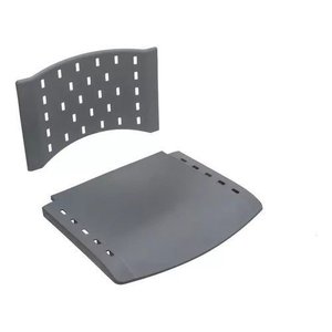 Assento Encosto Plastico Preto Cadeira Fixa