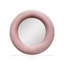 Ver imagem 3 de Espelho Decorativo Madrid Veludo 90cm Redondo Rosa