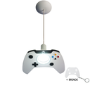 Ver imagem 2 de Pendente Controle Xbox em Acrílico Branco – Decoração Gamer, Bivolt, Soquete E27