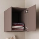 Ver mais imagens de Ponte Mesa de Cabeceira Planejada 100% MDF 1 Porta Orion CabeCasa MadeiraOriginals Marrom/Mocha