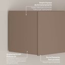 Ver imagem 6 de Ponte Mesa de Cabeceira 100% Mdf 1 Porta Orion CabeCasa MadeiraOriginals