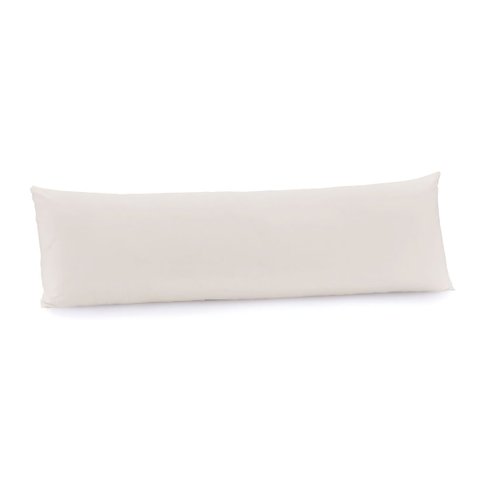Fronha Body Pillow Altenburg Algodão Lux 200 Fios Básica Bege Delavé