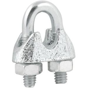 Clips p/ Cabo de Aço 1/8''3,18 mm Cartela c/ 30 peças Vonder