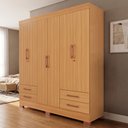 Ver imagem 1 de Guarda-Roupas Portofino 100% MDF 6 Portas 4 Gavetas