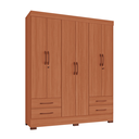 Ver imagem 5 de Guarda-Roupas Portofino 100% MDF 6 Portas 4 Gavetas
