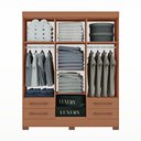 Ver imagem 2 de Guarda-Roupas Portofino 100% MDF 6 Portas 4 Gavetas