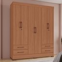 Ver imagem 1 de Guarda-Roupas Portofino 100% MDF 6 Portas 4 Gavetas