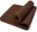 Ver imagem 1 de Tapete de Yoga Profissional Antiderrapante para Treinos ( Marrom)