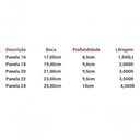 Ver imagem 2 de Jogo de 5 Panelas Rosa Alumínio Grosso com Tampa de Vidro