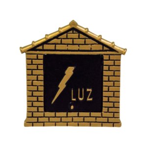 Visor Leitura Luz Colonial Ouro Alumínio Fundido 19x19cm Metal Mig 55mtm