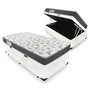 Ver imagem 5 de Cama Box com Baú Branco - Solteiro + Colchão de Espuma D33 - Ortobom - Iso 100 - 60x88x188