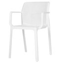Ver imagem 2 de Kit 4 Cadeiras com Braços Empilhavel Inmetro Sardenha Vega Fratini Polipropileno Branco