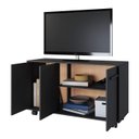 Ver imagem 4 de Rack 3 portas 1 prateleira 4 rodízios tv até 40" BR 113 Linha Line - BRV Móveis
