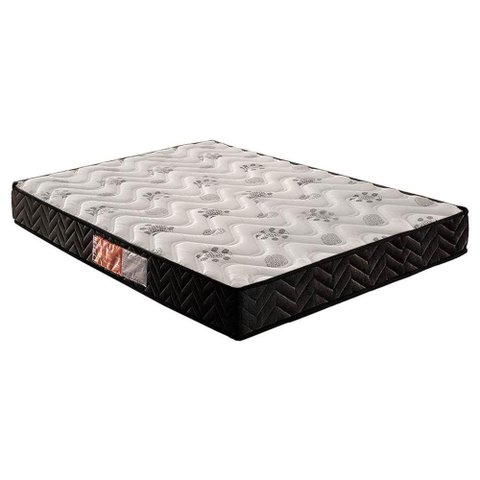 Colchão Casal Paropas Espuma D33 Pasquale Black Bordado (138x188x25) - 