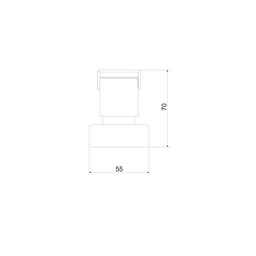 Acabamento para Registro Concept C 44 1/2'', 3/4'' e 1'' Pet Meber Metais - 2