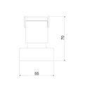 Ver imagem 4 de Acabamento para Registro Concept C 44 1/2'', 3/4'' e 1'' Pet Meber Metais Cromado