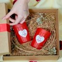 Ver imagem 3 de Kit 02 Copo Americano Allmix Vidro Prime Love Looney Tunes 190 Ml Cada Licenciado Vermelho