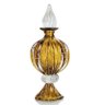 Garrafa Com Base Em Cristal Murano Âmbar - São Marcos 45Cm - 1