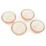 Conjunto de 4 Bowls Cristal de Chumbo Pearl Rosa Grandes - 1