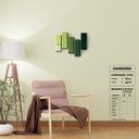 Ver imagem 2 de Paleta de Cores Verdes - Quadros ou Placas Modulares com 5 Peças