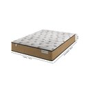 Ver imagem 3 de Cama Box Marrom + Colchão Casal Smart Classic Marrom (138x188x64) - Molas Ensacadas - Plumatex