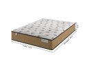 Ver imagem 3 de Cama Box Marrom + Colchão Casal Smart Classic Marrom (138x188x64) - Molas Ensacadas - Plumatex
