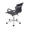 Cadeira de Escritório Giratória Eames Preta - Baixa | Cromado - 2
