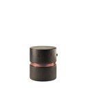 Ver imagem 5 de Kit 2 Mesas Auxiliares Lisboa + 1 Puff Miami Preto - Adz