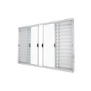 Ver imagem 2 de Janela Veneziana Abertura Central Exclusiva 6 Folhas Vidro Liso 100x200cm CRV Portas e Janelas