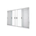 Ver imagem 1 de Janela Veneziana Abertura Central Exclusiva 6 Folhas Vidro Liso 100x200cm CRV Portas e Janelas