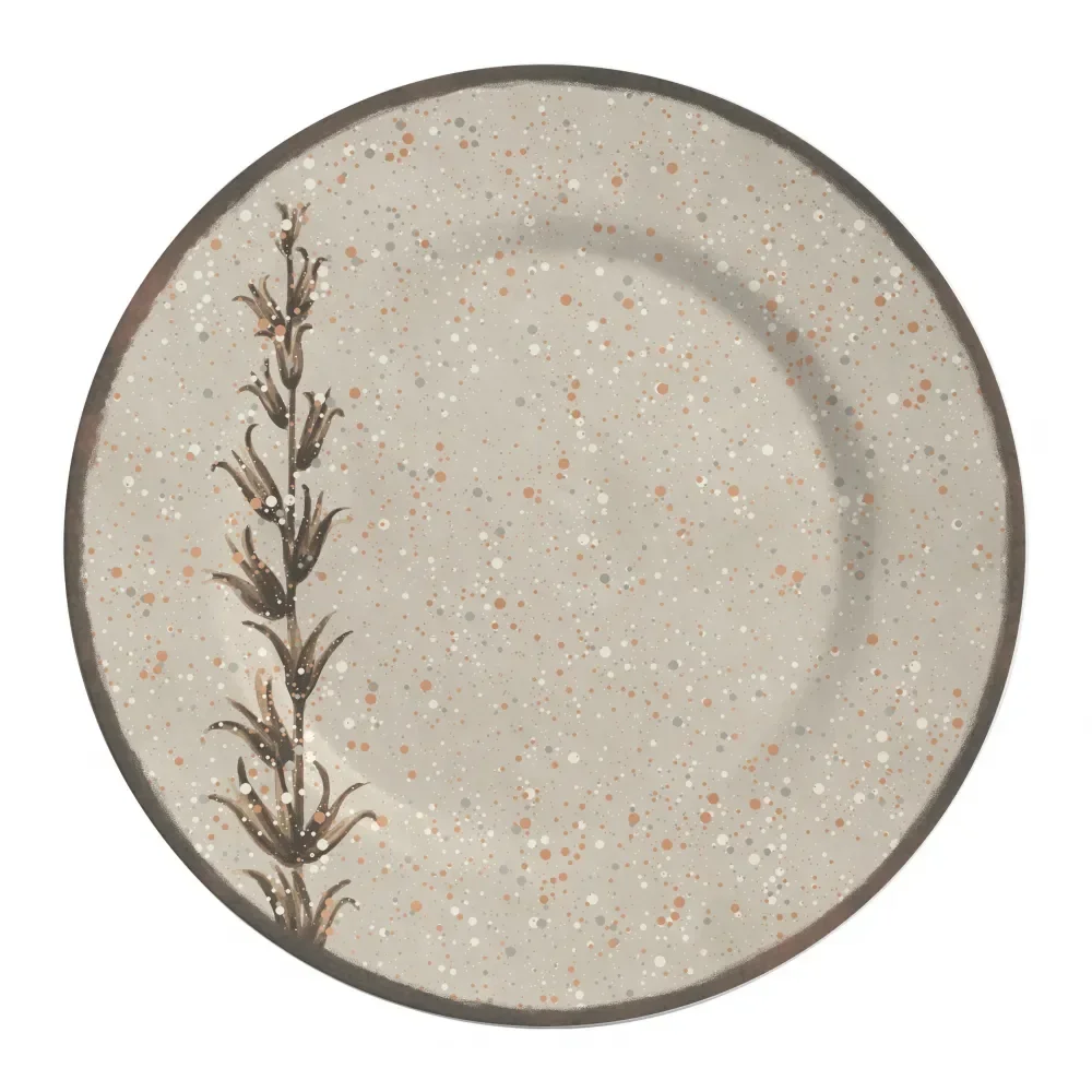 Ver imagem 1 de CONJUNTO COM 6 PRATOS RASO ALLEANZA NATURAL ACETINADO 1ªL