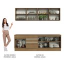 Ver imagem 6 de Armário de Cozinha Completa 240cm Rustic Glamy Madesa 06