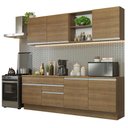 Ver imagem 3 de Armário de Cozinha Completa 240cm Rustic Glamy Madesa 06