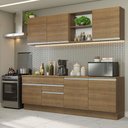 Ver imagem 1 de Armário de Cozinha Completa 240cm Rustic Glamy Madesa 06