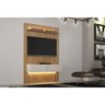 Painel Curitiba Com Nicho 134cm para TV até 50 Polegadas Valdemoveis Cinamomo Off White - 2