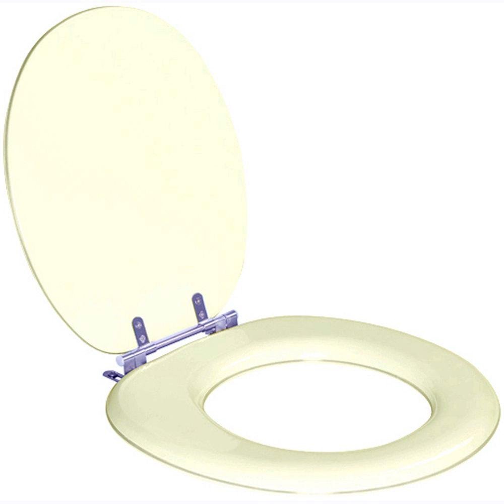 Tampa de Vaso Sanitario Almofadada Convencional Oval Bone (bege Claro) para Bacia Ideal Standard - 2