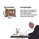 Ver imagem 3 de Colchonete Pet Cães e Gatos 50cm x 40cm Impermeável Lavável Marrom Com 5 Refis