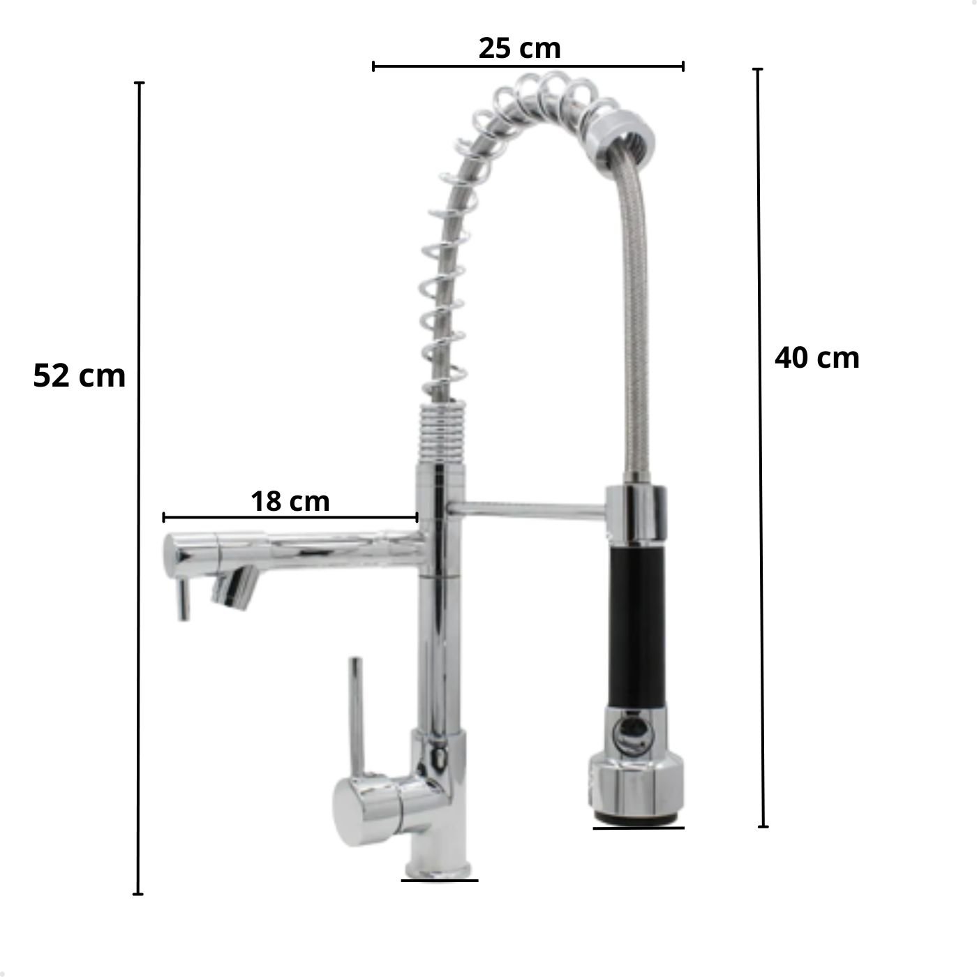 Kit Cuba Dupla Gourmet em Aço Inox + Torneira Gourmet Monocomando Vip - 3