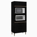 Ver imagem 4 de Armário de Cozinha Torre Quente Essenza 2 Nichos 80cm Móvel na Caixa