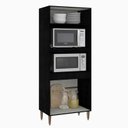 Ver imagem 3 de Armário de Cozinha Torre Quente Essenza 2 Nichos 80cm Móvel na Caixa
