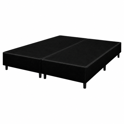 Base para Cama Box Queen 158x198x37 Flora Preto